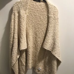 Blue Rain • Plush White Cardigan • Size S